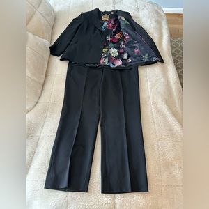 Black pantsuit by Ted Baker